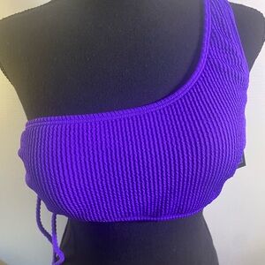 Bikini Top Women’s One‎ Shoulder by Salt + Cove Size XL NWT